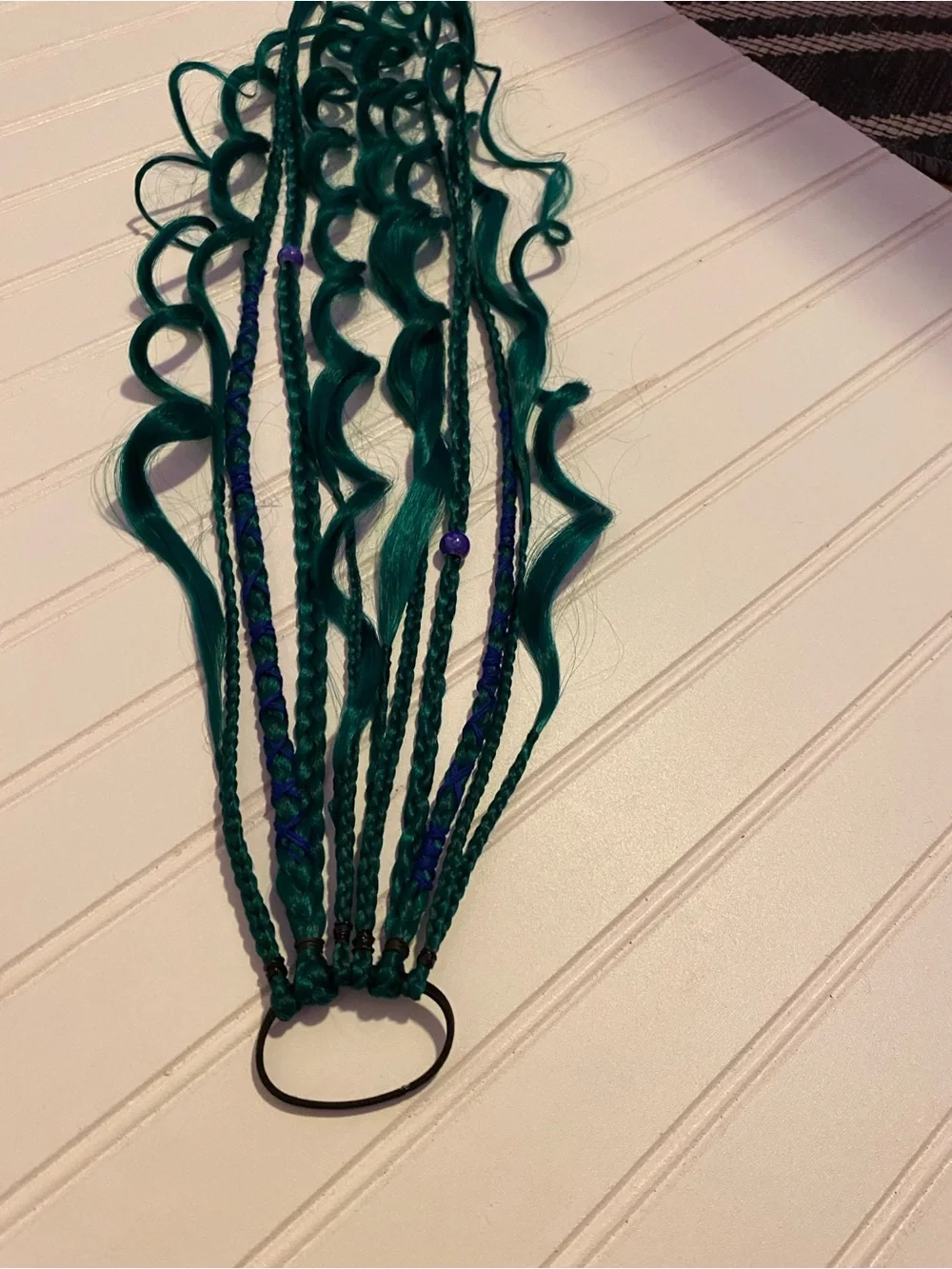 Teal Hair Extension Braids - Women Hair Accessory